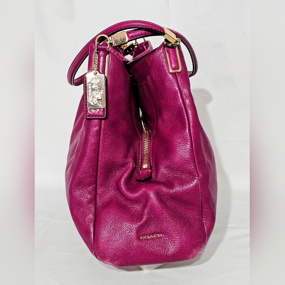 COACH MADISON LEATHER SMALL PHOEBE SHOULDER BAG. EUC - Picture 9 of 15